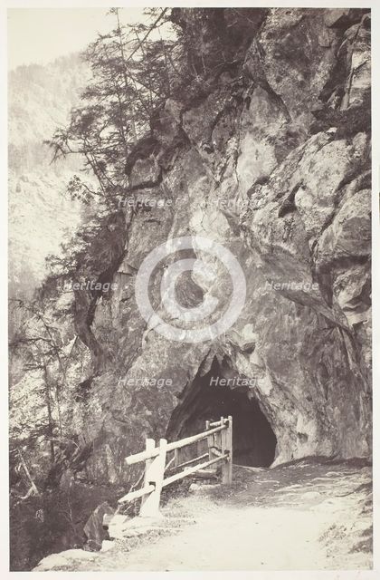 Savoie 41, Tunnel de la Tête Noire, 1855/67. Creator: Auguste-Rosalie Bisson.