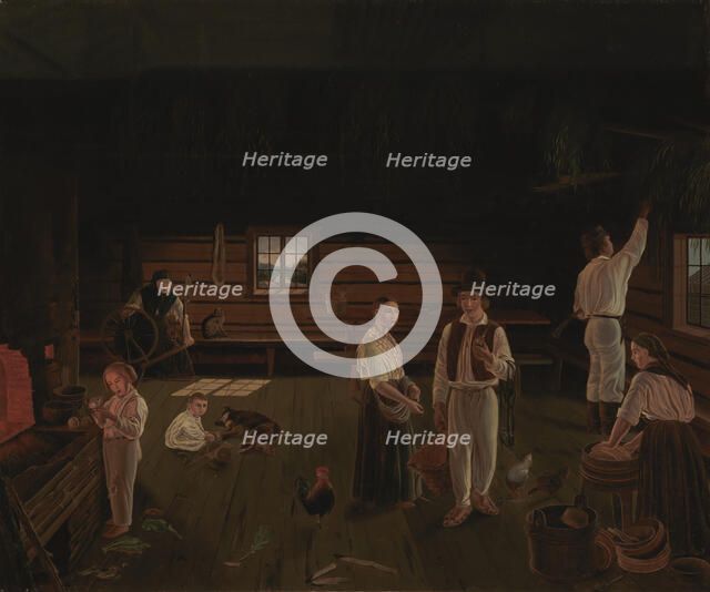 Savolaispirtti, 1849. Creator: Ferdinand von Wright.