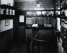 Savory & Moore Ltd: interior of the pharmacy;..., c1880s. Creator: Unknown