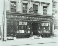 Savory & Moore's Pharmacy, 143 New Bond Street, London, 1912