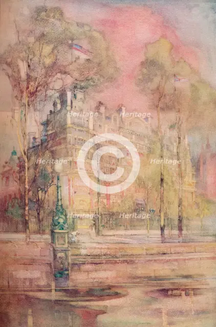 Savoy Hotel, London, c1905. Artist: Unknown