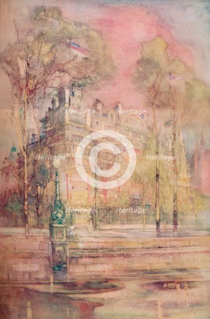 Savoy Hotel, London, c1905. Artist: Unknown