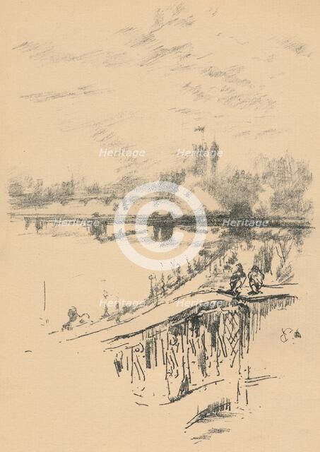 Savoy Pigeons, 1896, (1898). Artist: James Abbott McNeill Whistler