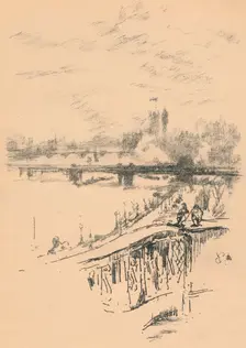 Savoy Pigeons, 1896, (1898). Artist: James Abbott McNeill Whistler