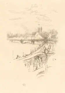 Savoy Pigeons, 1896. Creator: James Abbott McNeill Whistler