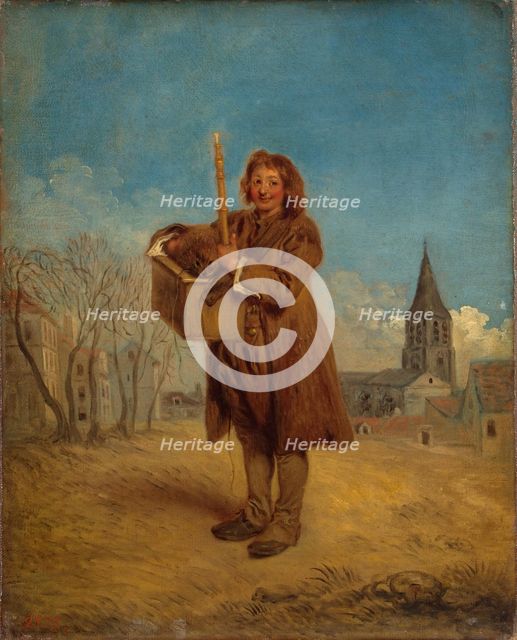 Savoyard with a Marmot, 1716. Creator: Jean-Antoine Watteau.