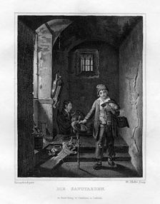 Savoyards c1833. Creator: Edouard Schuler