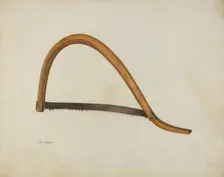 Saw, c. 1940. Creator: Charles Charon