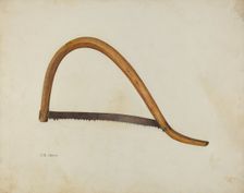 Saw, c. 1940. Creator: Charles Charon