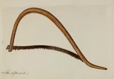 Saw, c. 1941. Creator: Frank Budash
