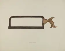 Saw, c. 1938. Creator: Edward Unger