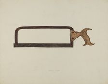 Saw, c. 1938. Creator: Edward Unger