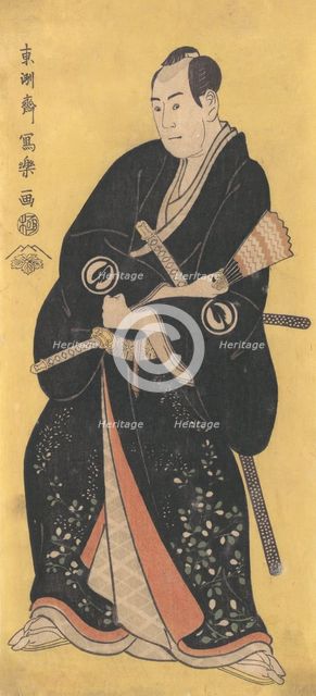 Sawamura Sojuro III as Nagoya Sanza, 1794-95., 1794-95. Creator: Tôshûsai Sharaku.