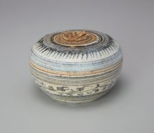 Sawankhalok Ware Covered Box, 14th/15th century. Creator: Unknown