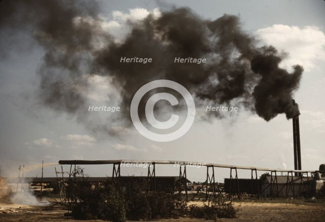 Sawmill at the Greensboro Lumber Co., Greensboro, Ga., 1941?. Creator: Jack Delano.