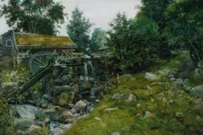 Sawmill in Romsdal, 1889. Creator: Jorgen Sorensen