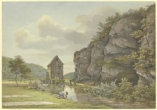 Sawmill near Eppstein (Lorsbach Valley), 1829. Creator: Carl Morgenstern