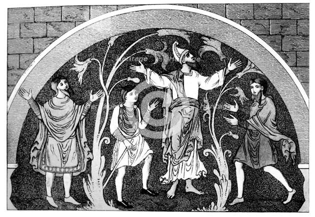 Saxon dress, (1910). Artist: Unknown