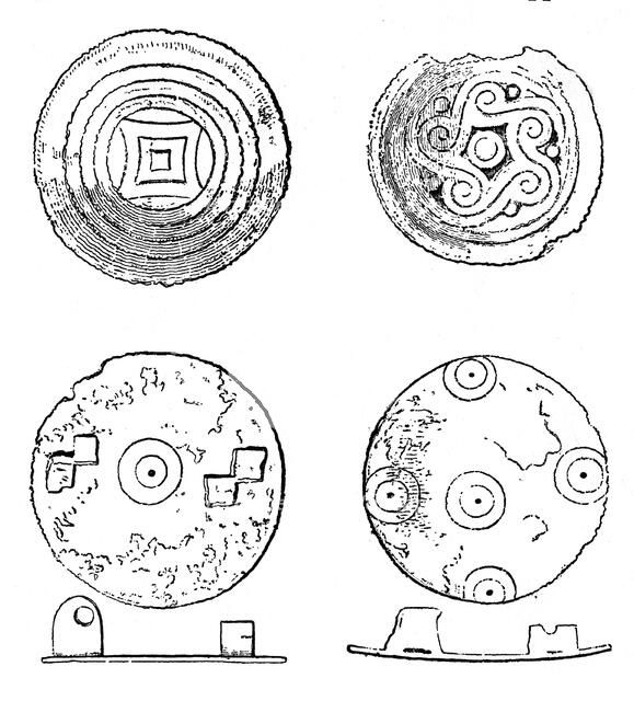 Saxon fibulae, (1910). Artist: Unknown