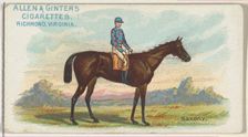 Saxony, from The World's Racers series (N32) for Allen & Ginter Cigarettes, 1888. Creator: Allen & Ginter