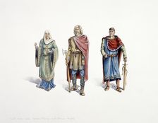 Saxons and Normans, c11th century, (c1990-2010). Artist: Peter Dunn
