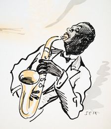 Saxophone Player, from White Bottoms pub. 1927