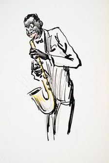 Saxophone Player, from White Bottoms pub. 1927