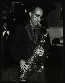 Saxophonist Art Themen playing at The Bell, Codicote, Hertfordshire, 4 January 1981. Artist: Denis Williams