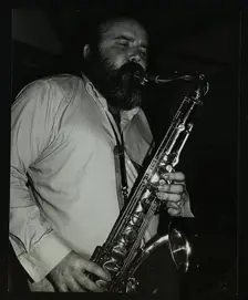 Saxophonist Don Weller playing at The Bell, Codicote, Hertfordshire, 28 October 1980. Creator: Denis Williams