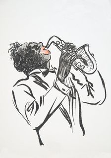 Saxophonist, from White Bottoms pub. 1927