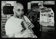 Saxophonist Lol Coxhill at Digswell House, Welywn Garden City, Hertfordshire, August 1983. Artist: Denis Williams