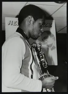 Saxophonist Nathaniel Facey at The Fairway, Welwyn Garden City, Hertfordshire, 25 January 2004. Creator: Denis Williams