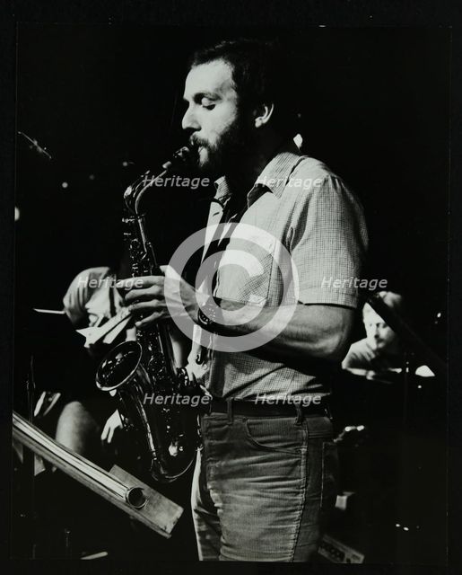 Saxophonist Phil Todd playing at The Stables, Wavendon, Buckinghamshire. Artist: Denis Williams
