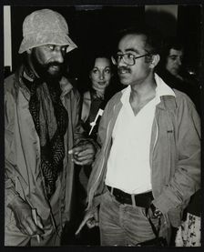 Saxophonists Sonny Rollins and Art Themen, Wembley Conference Centre, London, 1979. Creator: Denis Williams