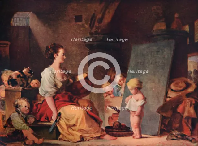 'Say Please (Dites donc s'il vous plait)', c1780, (1911). Artist: Jean-Honore Fragonard.