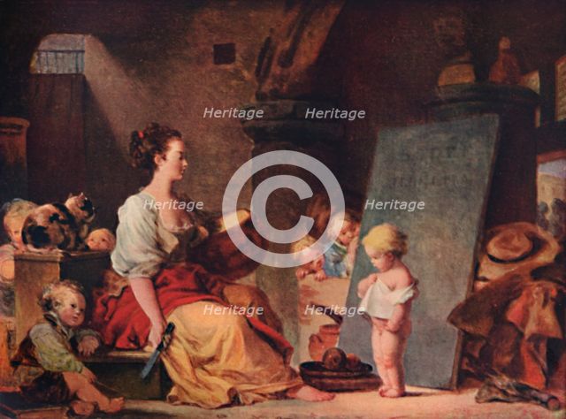 'Say Please (Dites donc s'il vous plait)', c1780, (1911). Artist: Jean-Honore Fragonard.