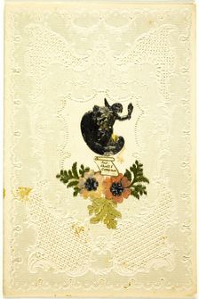 Say Shall I Conquer (valentine), c. 1840. Creator: Unknown