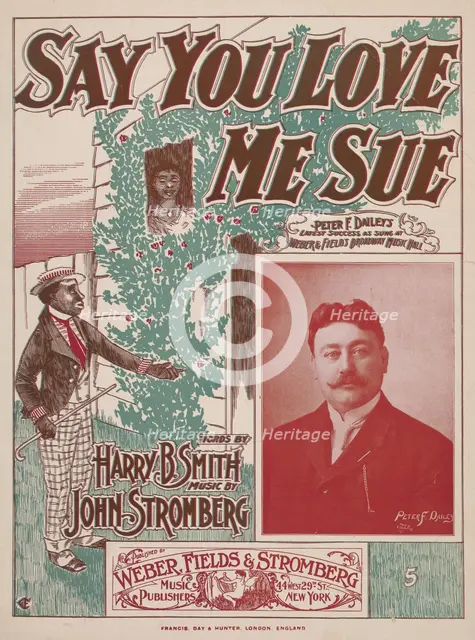'Say you love me Sue', 1899. Creators: Unknown, Elmer Chickering.