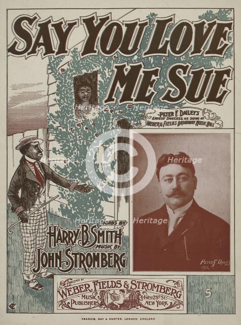 'Say you love me Sue', 1899. Creators: Unknown, Elmer Chickering.