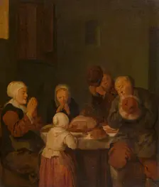 Saying Grace. Creator: Jan Miense Molenaer