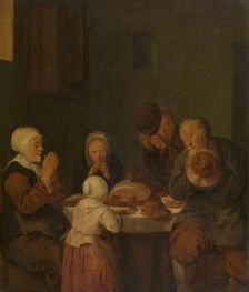Saying Grace. Creator: Jan Miense Molenaer