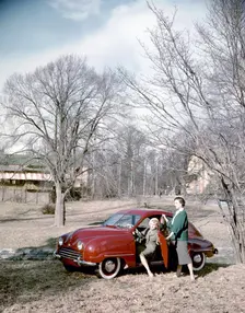 Saab 92 car, Sweden, 1952-1953. Creator: Göran Algård