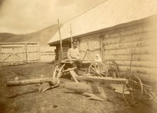 Saban. Wooden and Metal Ploughs, 1909. Creator: Nikolai Georgievich Katanaev