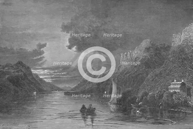'Sabbath-Day Point, Lake George', 1883. Artist: Unknown.