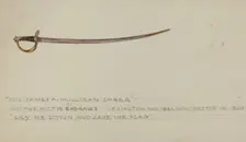 Saber, 1935/1942. Creator: Unknown