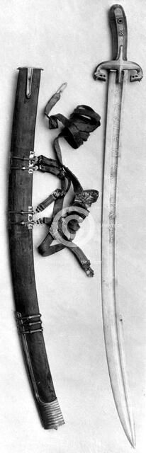 Saber with Scabbard, Eastern European, probably Hungary, ca. 1550. Creator: Unknown.