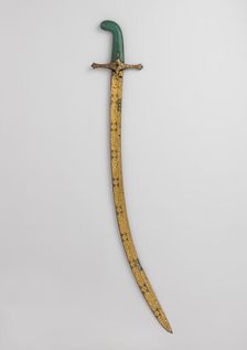Saber, Turkish, probably Istanbul, 1522-66. Creator: Unknown