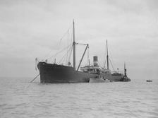 Sabin being shipped, 1912. Creator: Kirk & Sons of Cowes