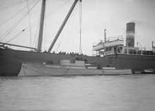 Sabin being shipped, 1912. Creator: Kirk & Sons of Cowes