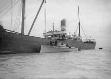 Sabin being shipped, 1912. Creator: Kirk & Sons of Cowes